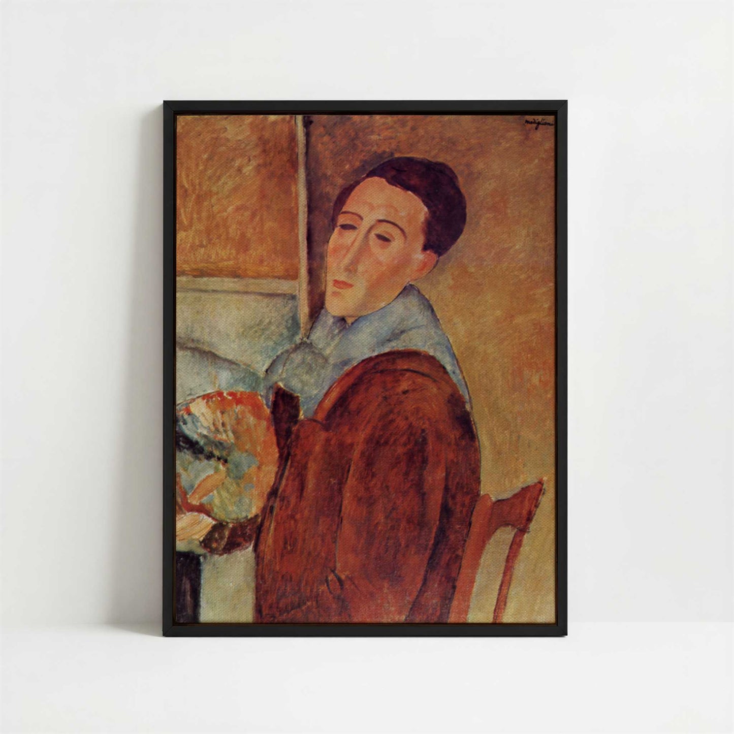 Framed Canvas - Framed canvas in black frame