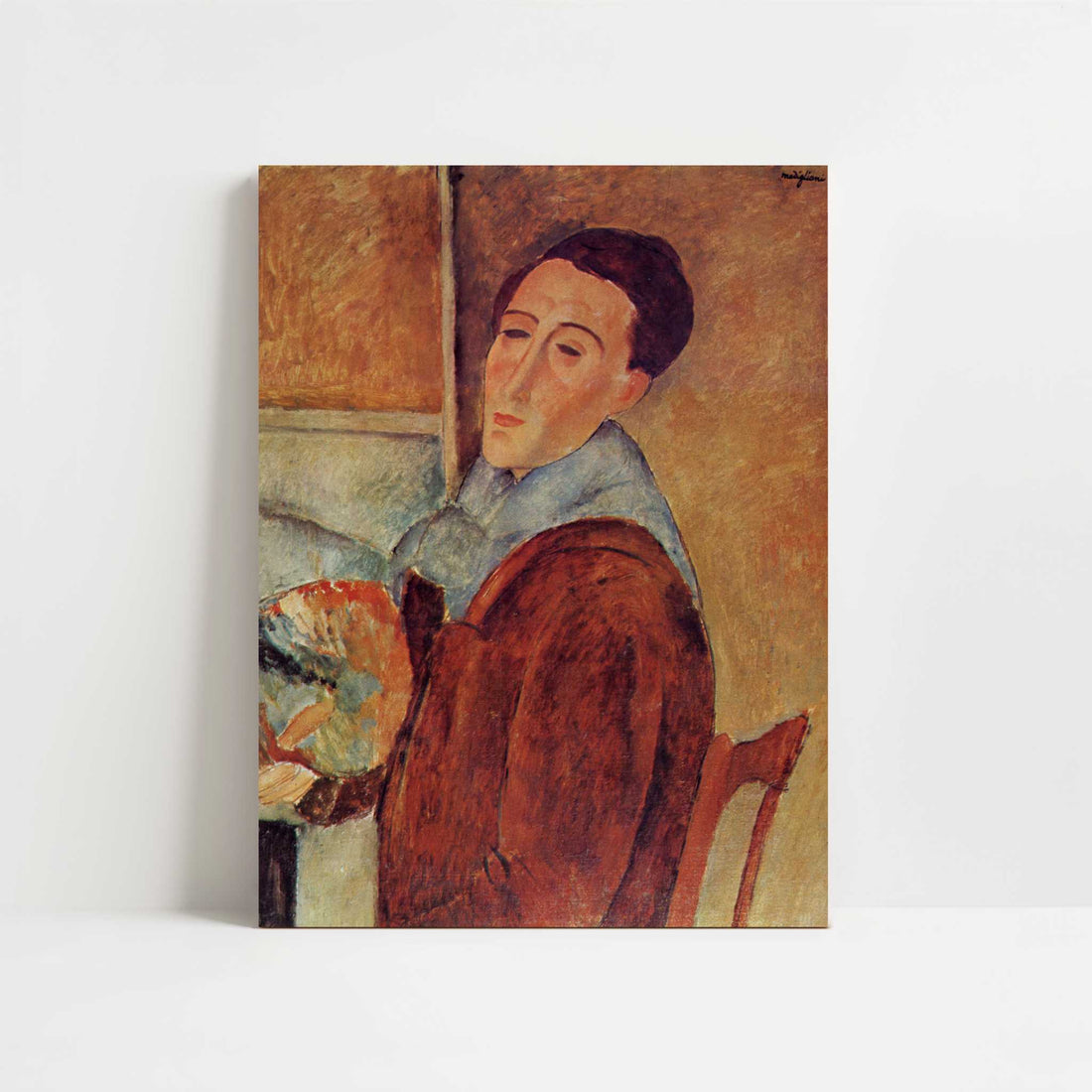 Self-portrait (1919) by Amedeo Modigliani – Art Print - Unframed art print
