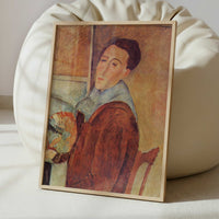 Self-portrait (1919) by Amedeo Modigliani – Art Print - Interior inspiration