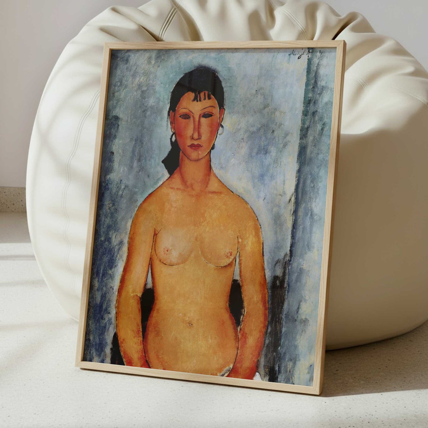 Standing Nude (1918) by Amedeo Modigliani – Art Print - Interior inspiration
