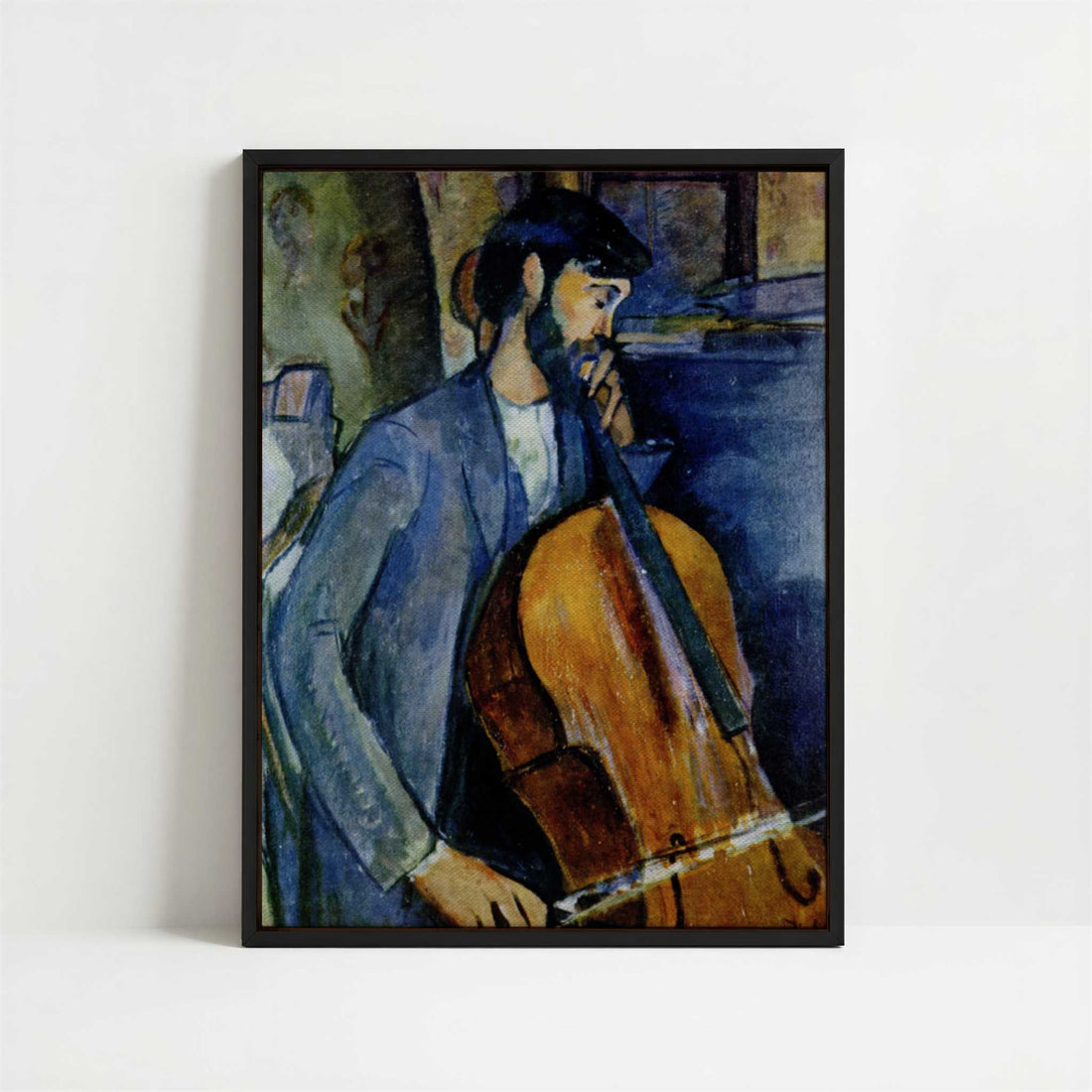 Framed Canvas - Framed canvas in black frame
