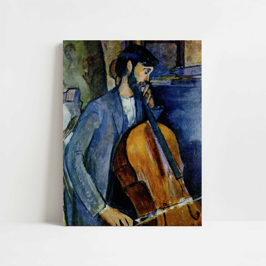 Study for The Cellist (1909) by Amedeo Modigliani – Art Print - Unframed art print