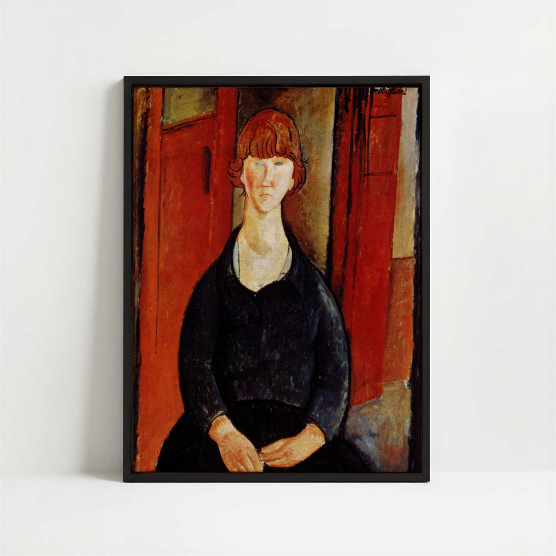 Framed Canvas - Framed canvas in black frame