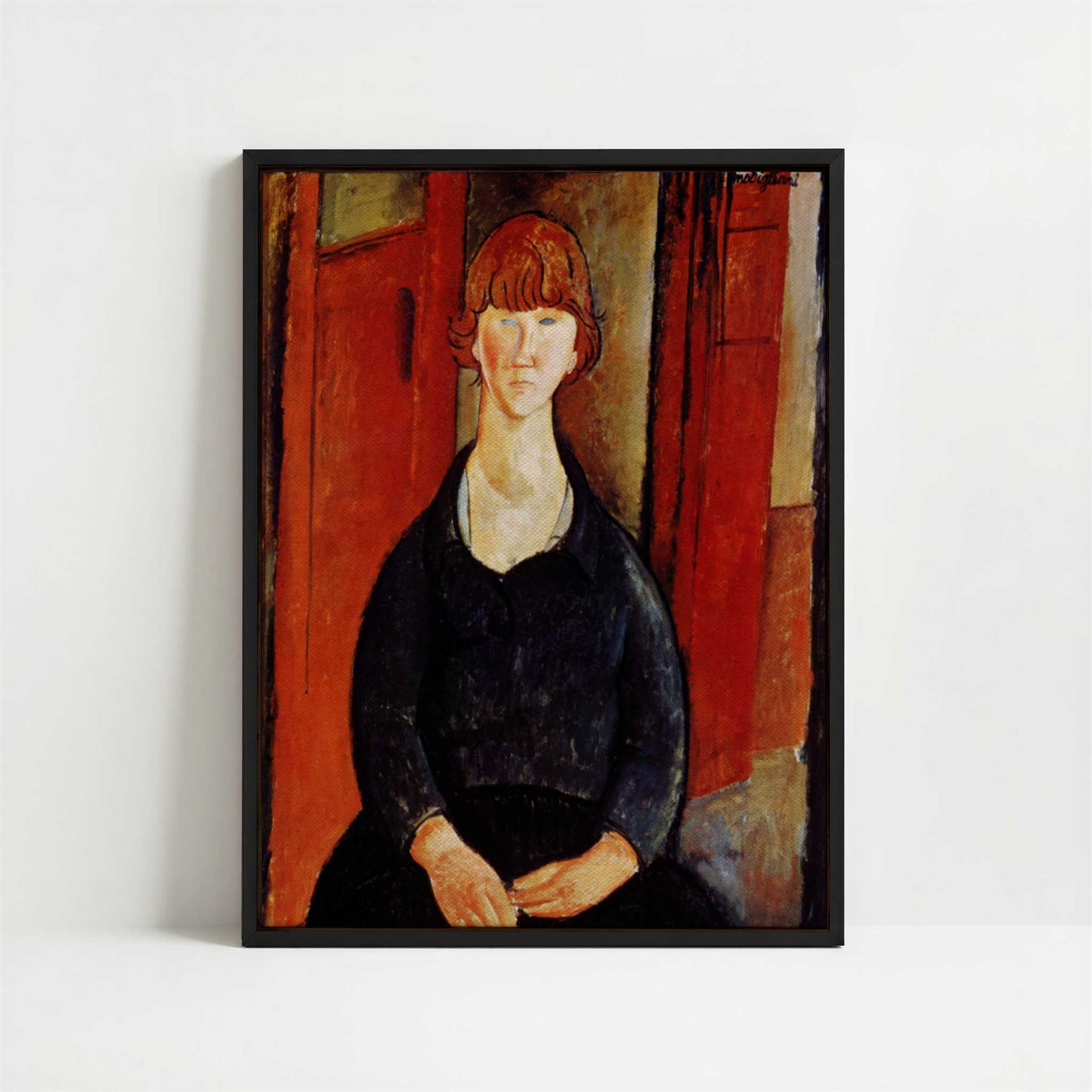 Framed Canvas - Framed canvas in black frame