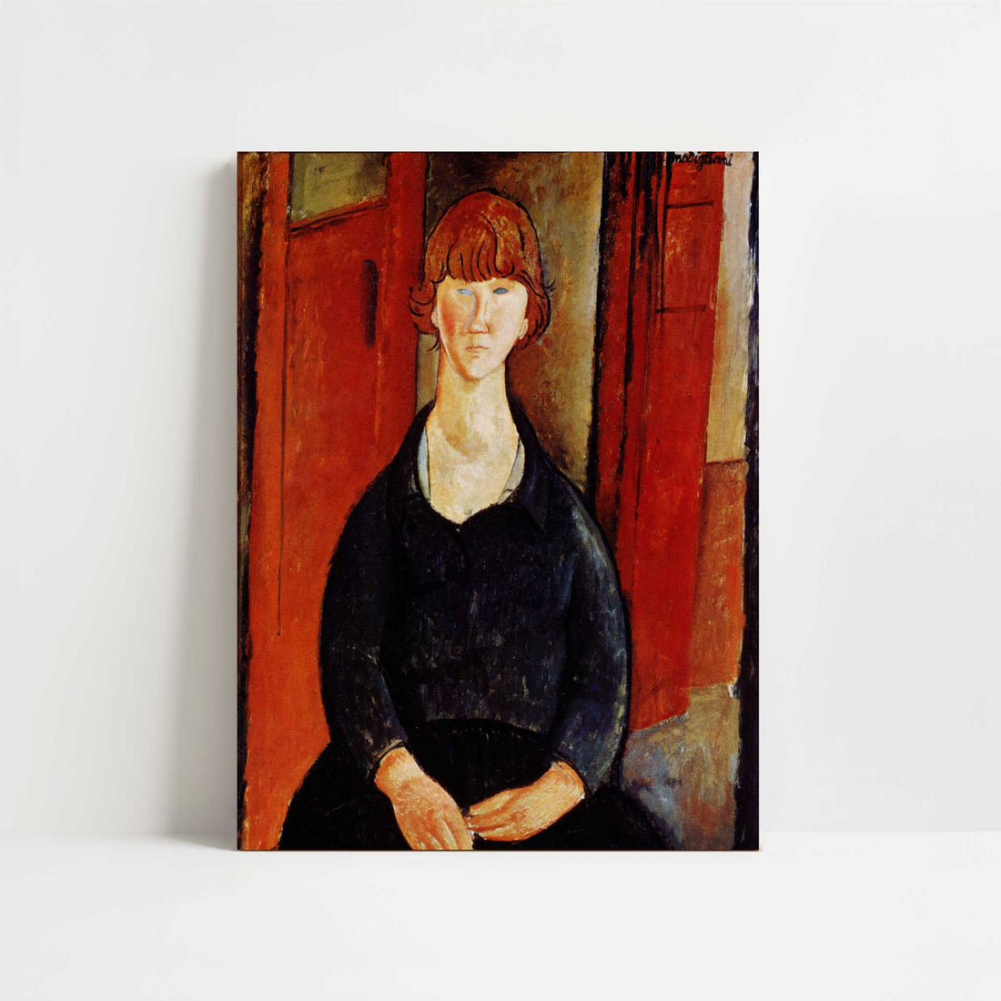 The Flower Vendor (1917) by Amedeo Modigliani – Art Print - Unframed art print