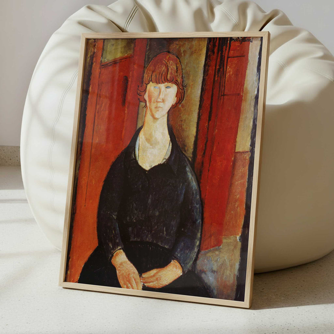 The Flower Vendor (1917) by Amedeo Modigliani – Art Print - Interior inspiration