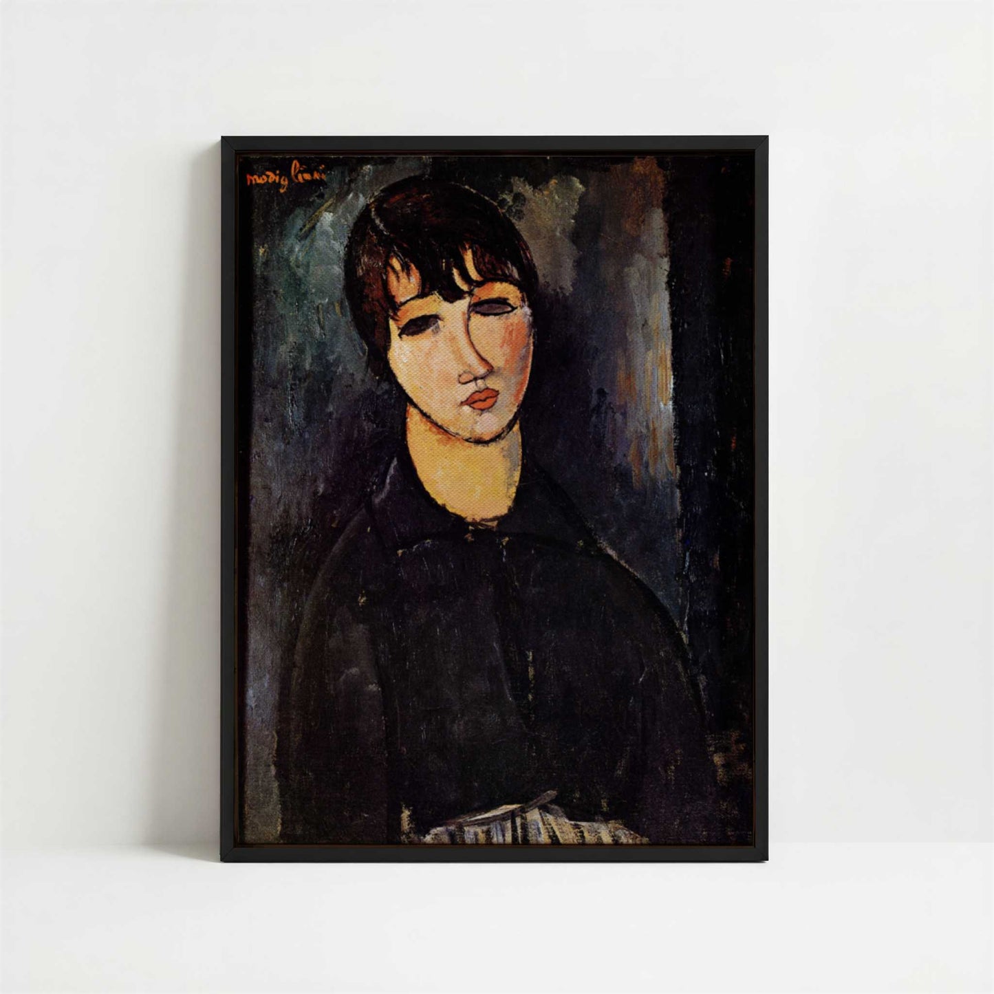 Framed Canvas - Framed canvas in black frame