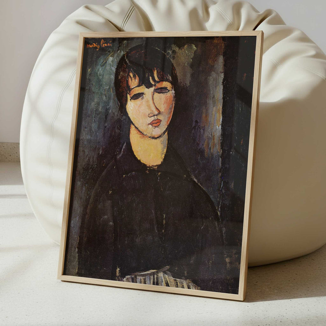 The Servant Girl (1916) by Amedeo Modigliani – Art Print - Interior inspiration