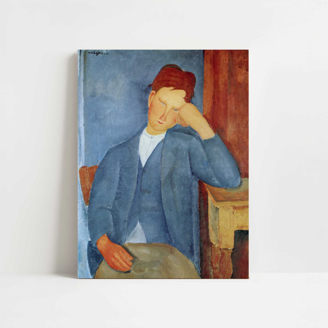 The Young Apprentice (1918) by Amedeo Modigliani – Art Print - Unframed art print