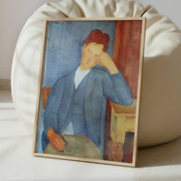 The Young Apprentice (1918) by Amedeo Modigliani – Art Print - Interior inspiration