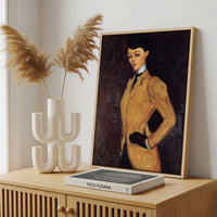 Framed Canvas - Framed canvas in a stylish interior setting