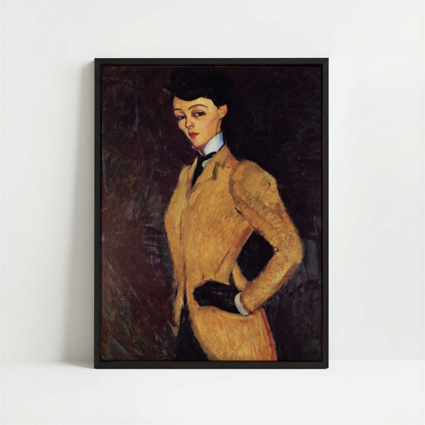 Framed Canvas - Framed canvas in black frame