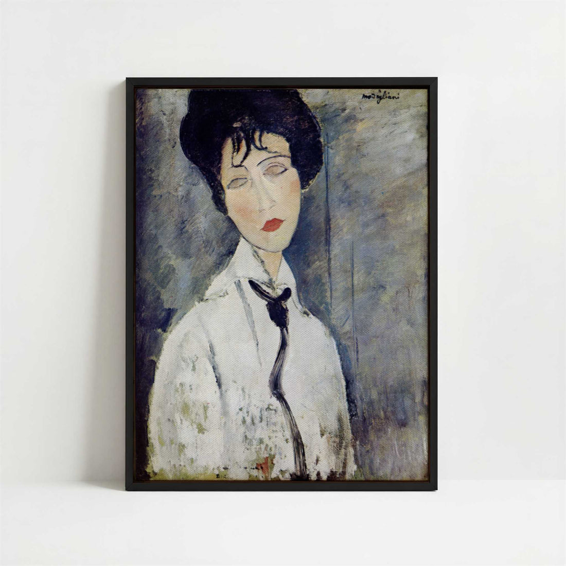 Framed Canvas - Framed canvas in black frame