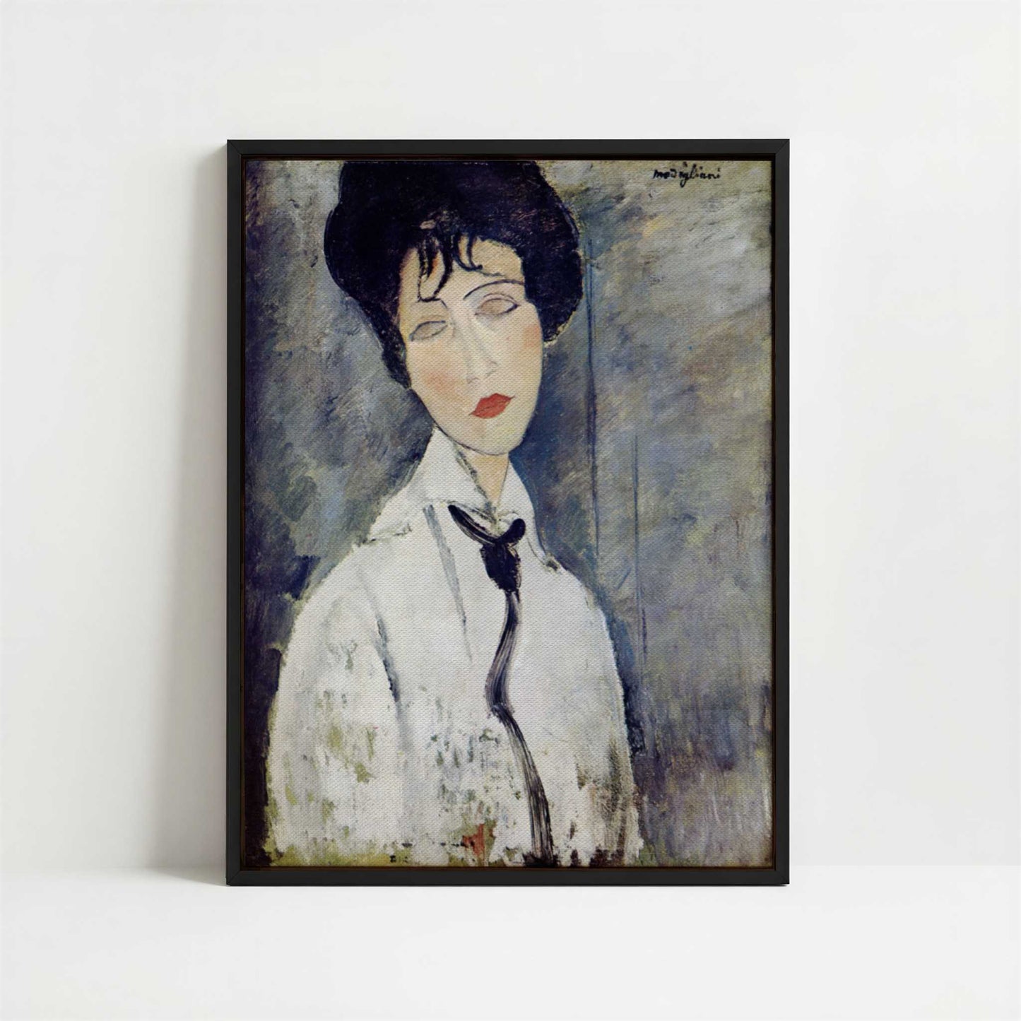 Framed Canvas - Framed canvas in black frame