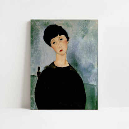 Young Girl (1918) by Amedeo Modigliani – Art Print - Unframed art print