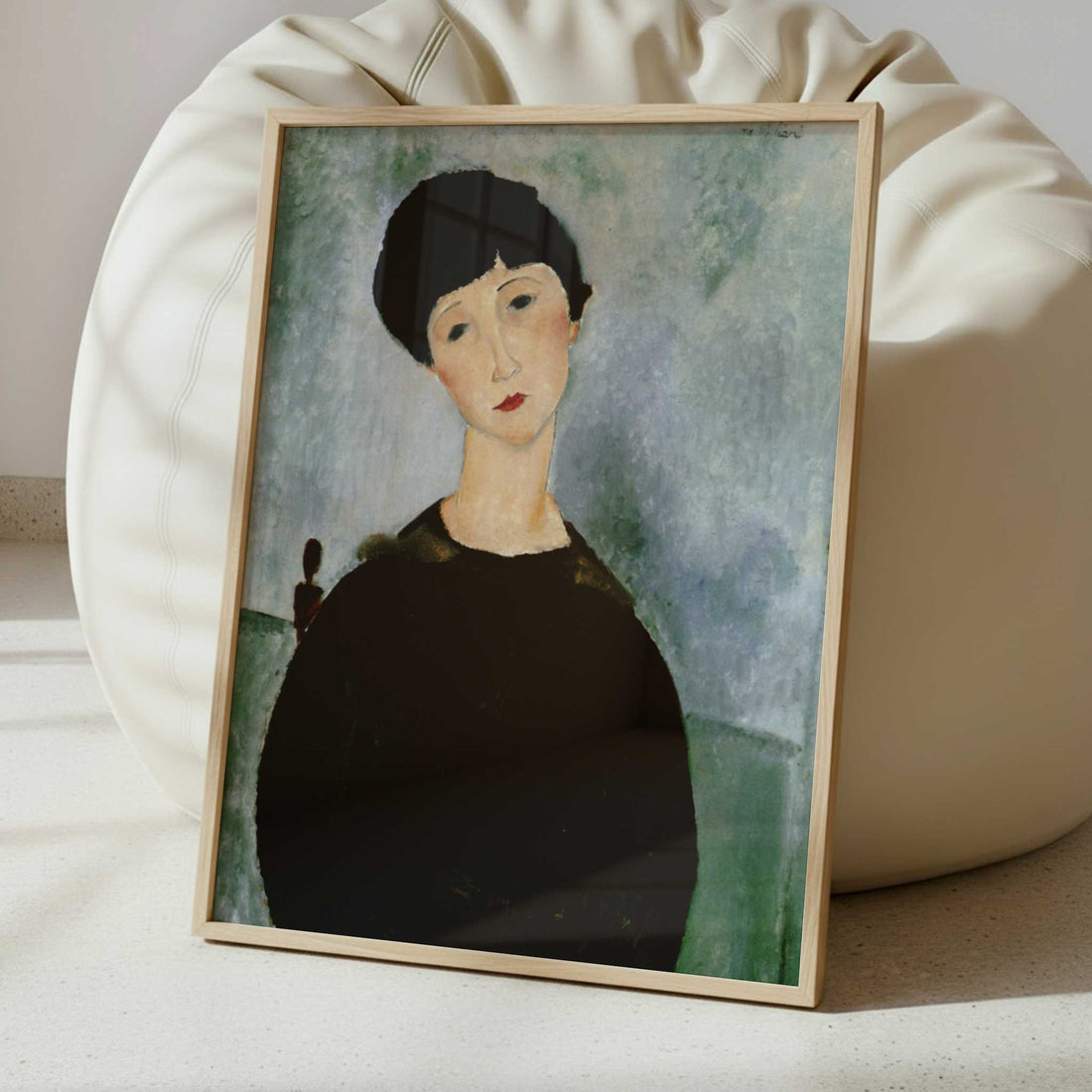 Young Girl (1918) by Amedeo Modigliani – Art Print - Interior inspiration