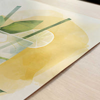Mojito in Bohemian Style - Art Print - Close-up detail of the art print