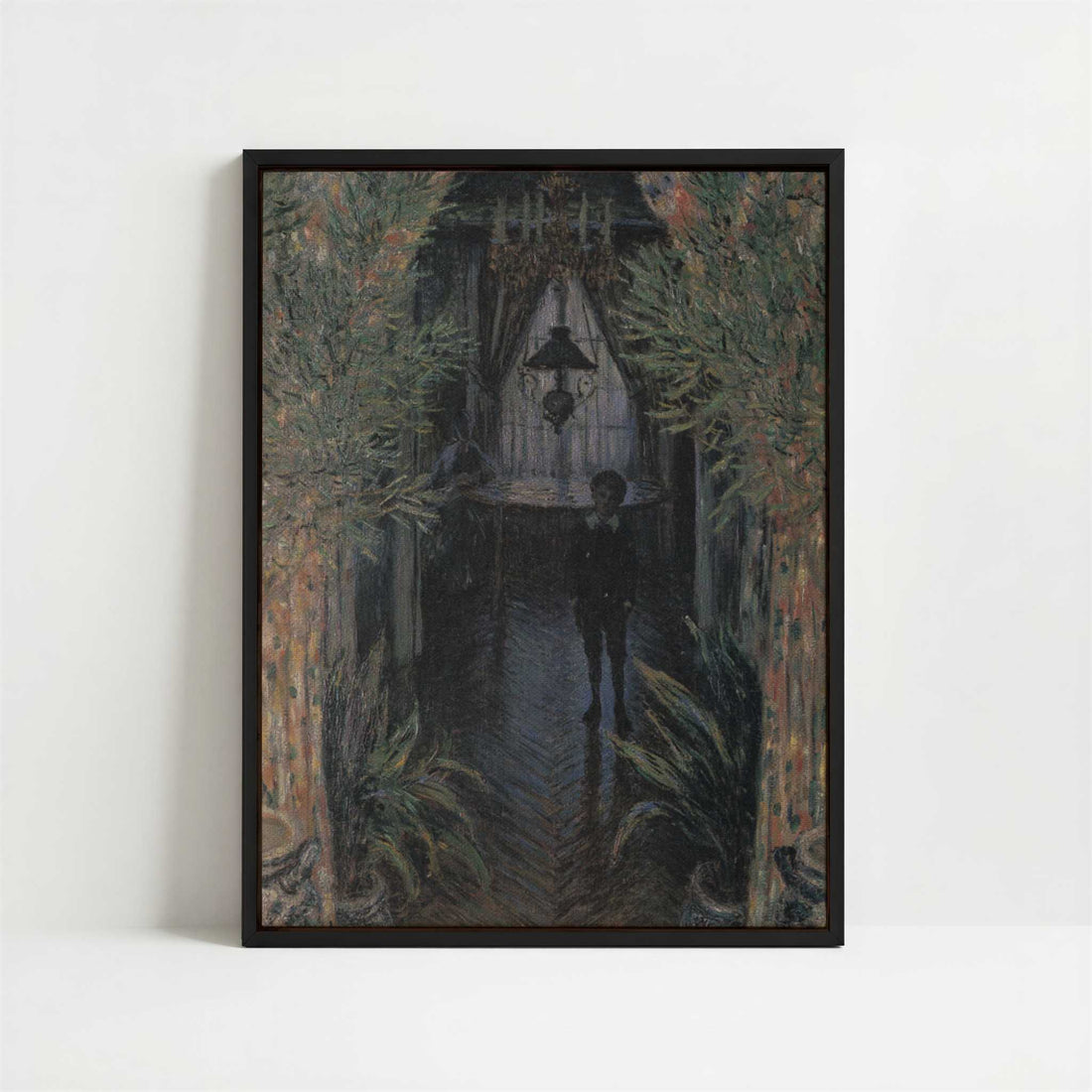 Framed Canvas - Framed canvas in black frame