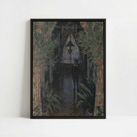 Framed Canvas - Framed canvas in black frame
