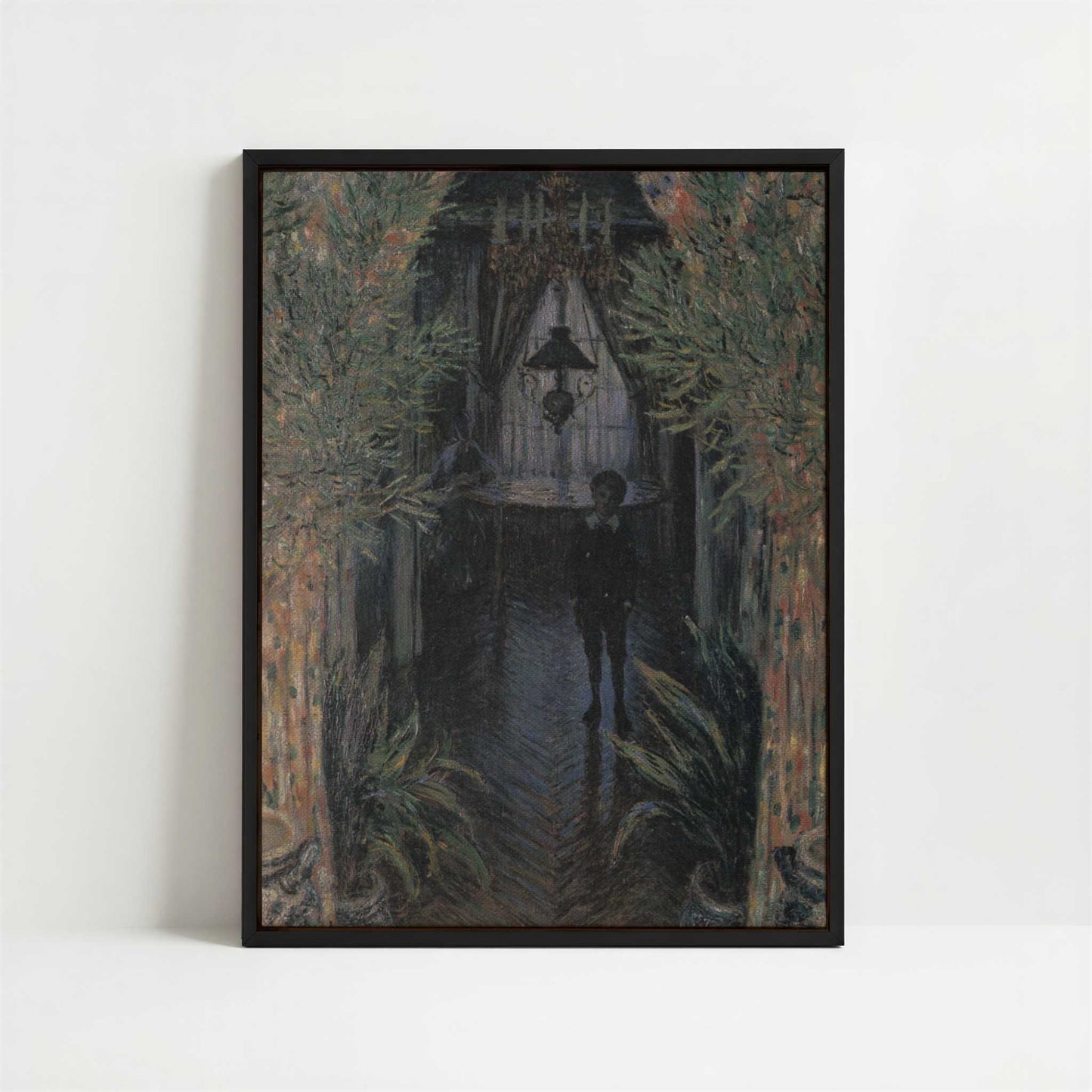 Framed Canvas - Framed canvas in black frame
