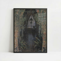 A Corner of the Apartment (1875) by Claude Monet – Art Print - Art print in black frame