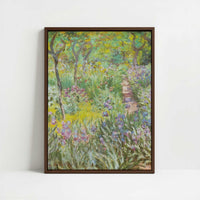 Framed Canvas - Framed canvas in dark wood color frame