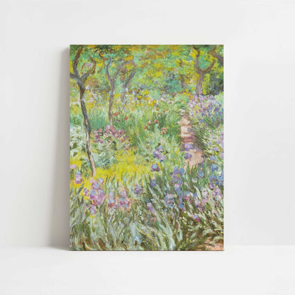 Artist's Garden at Giverny (1900) by Claude Monet – Art Print - Unframed art print