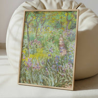Artist's Garden at Giverny (1900) by Claude Monet – Art Print - Interior inspiration