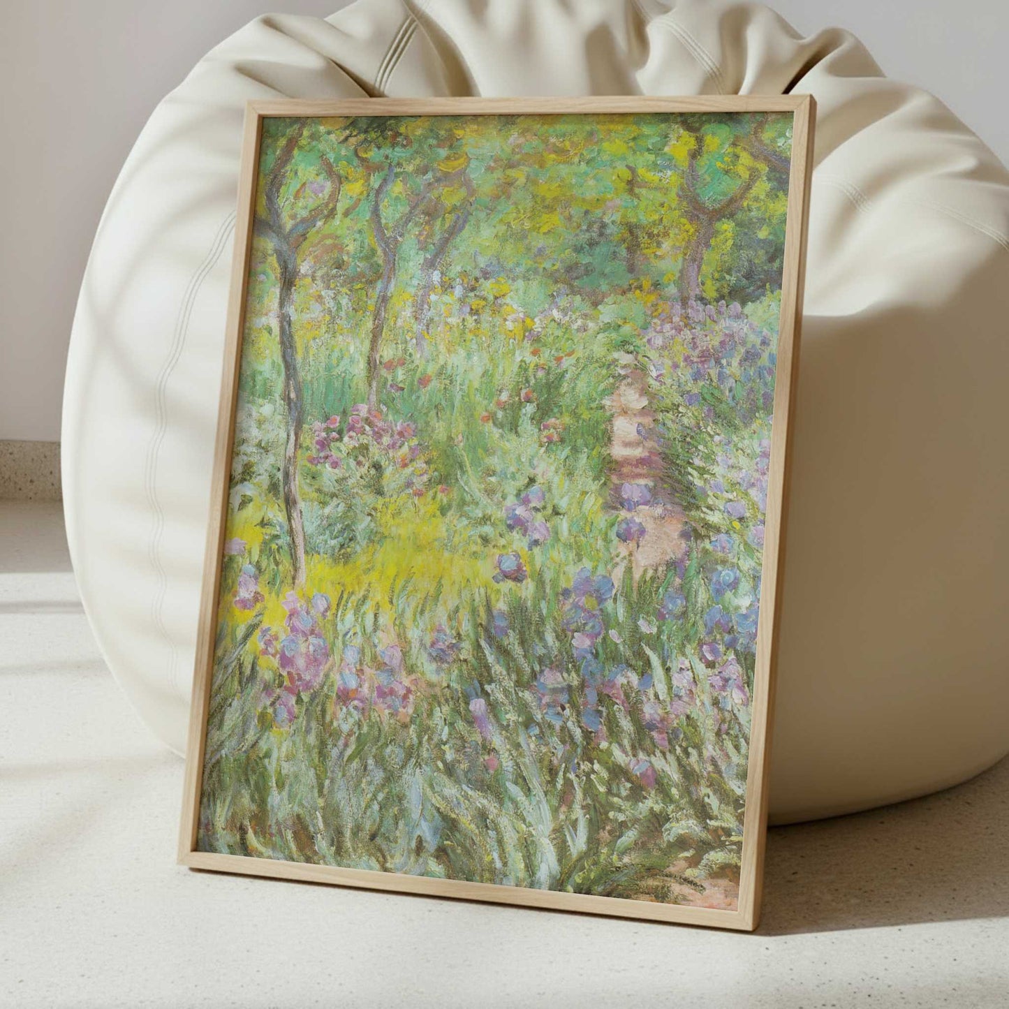 Artist's Garden at Giverny (1900) by Claude Monet – Art Print - Interior inspiration