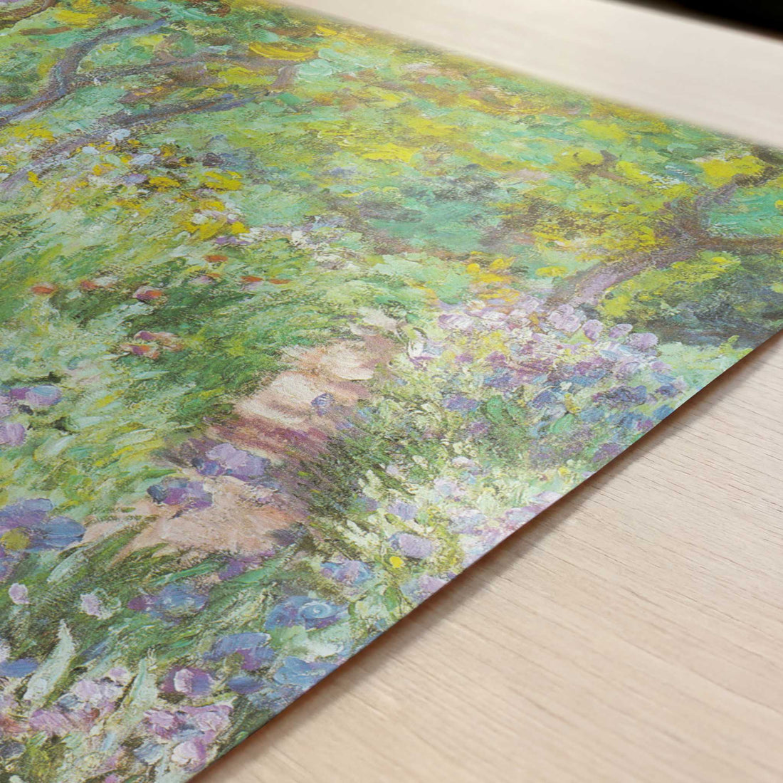 Artist's Garden at Giverny (1900) by Claude Monet – Art Print - Close-up detail of the art print