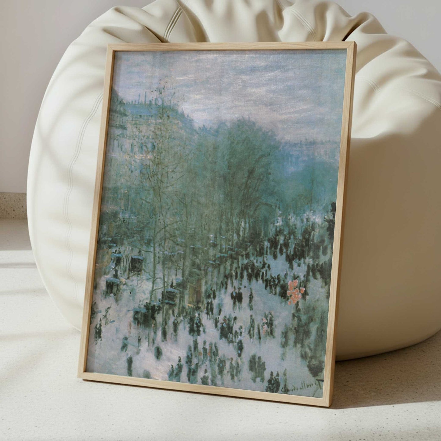 Boulevard des Capucines (1873) by Claude Monet – Art Print - Interior inspiration