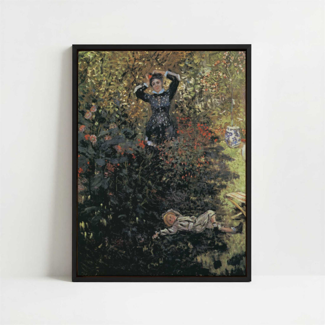 Framed Canvas - Framed canvas in black frame