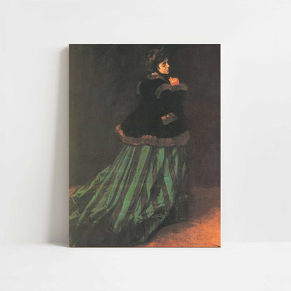 Camille (Woman in Green Dress) (1866) by Claude Monet – Art Print - Unframed art print
