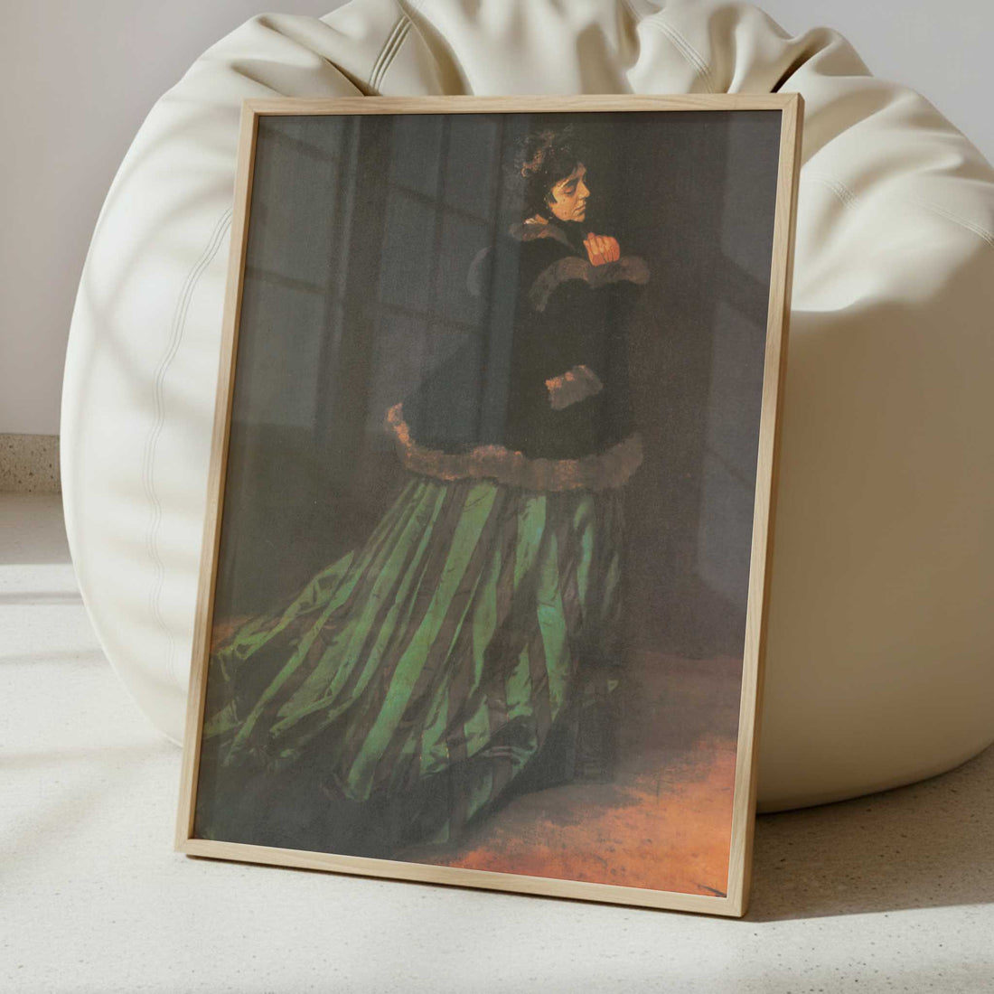 Camille (Woman in Green Dress) (1866) by Claude Monet – Art Print - Interior inspiration