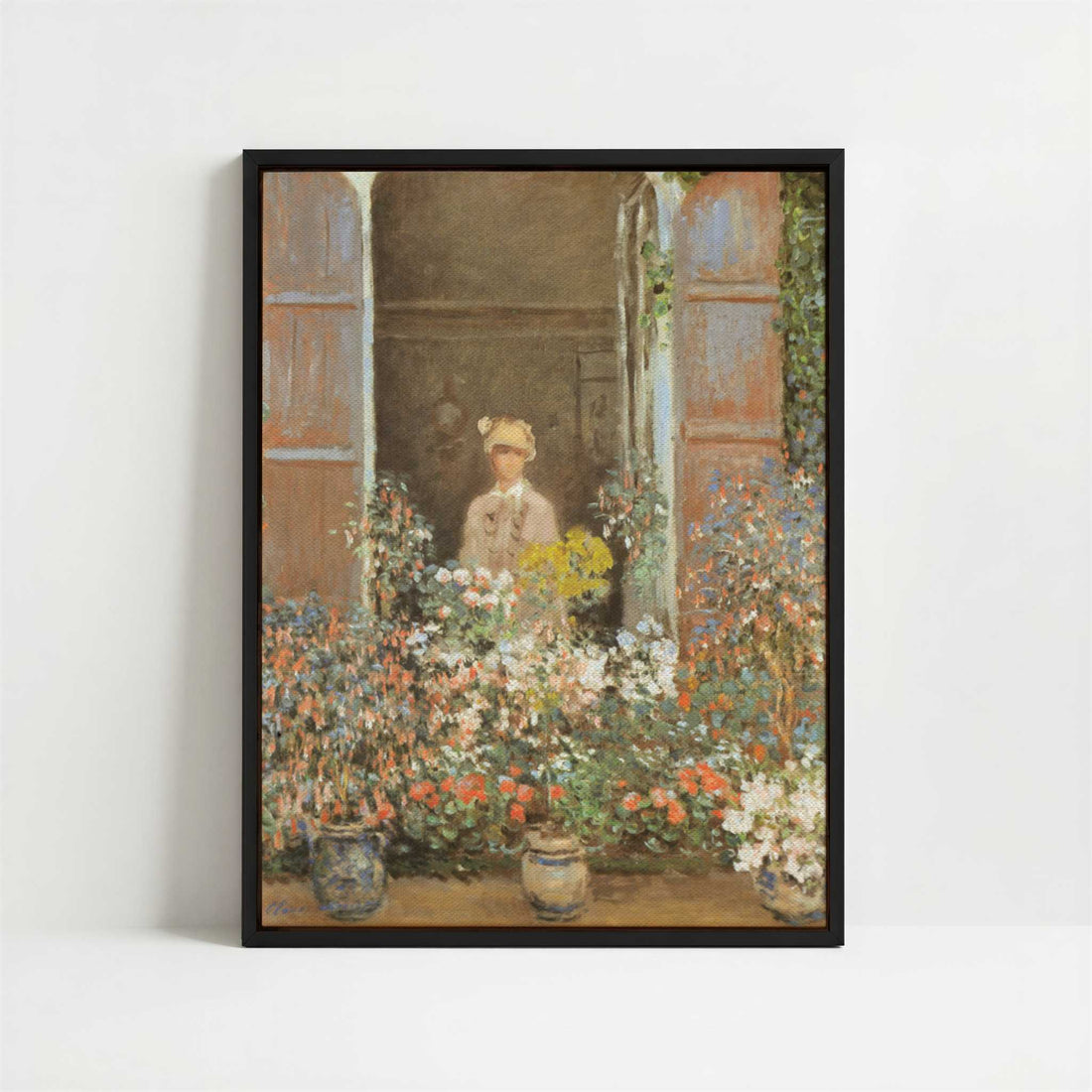Framed Canvas - Framed canvas in black frame