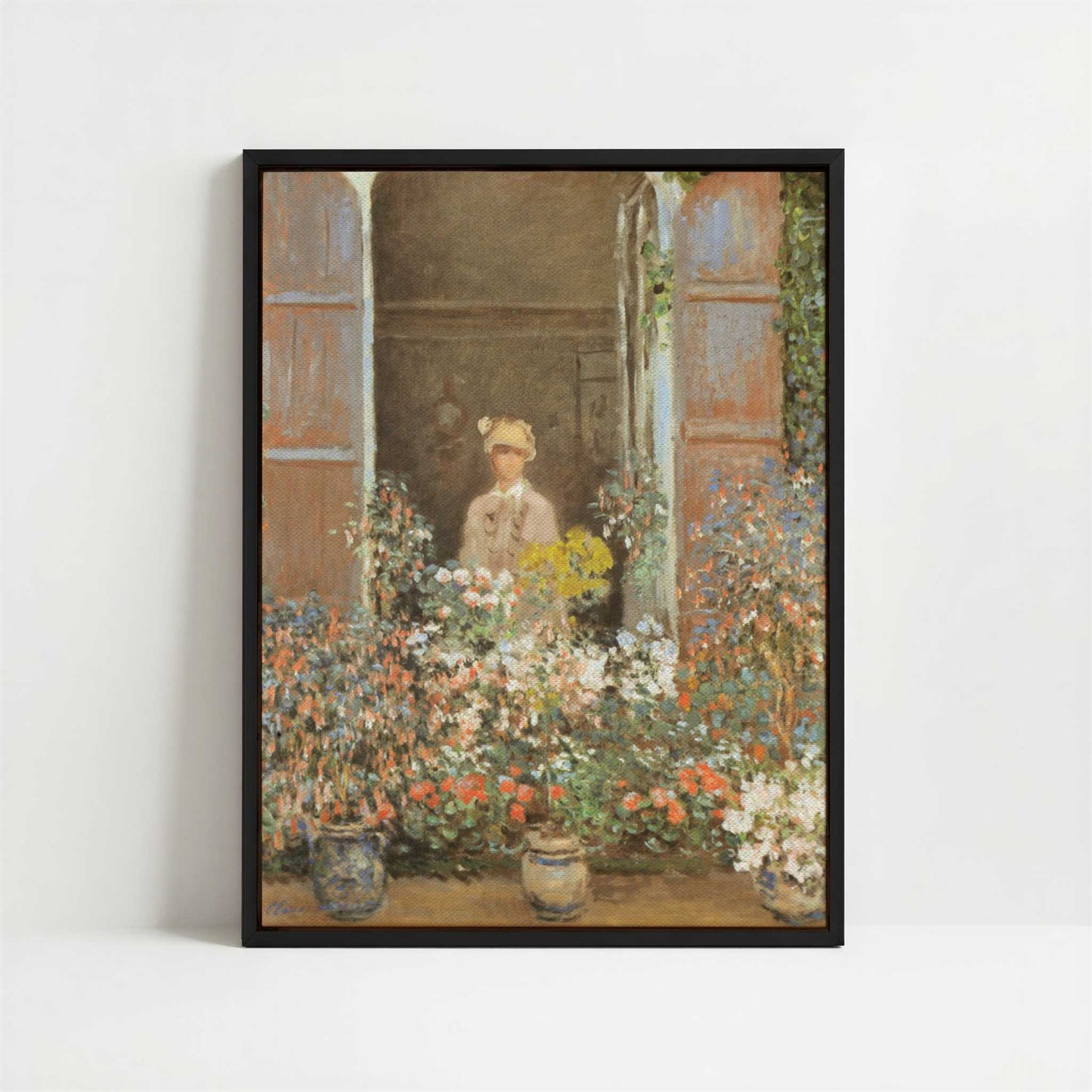 Framed Canvas - Framed canvas in black frame