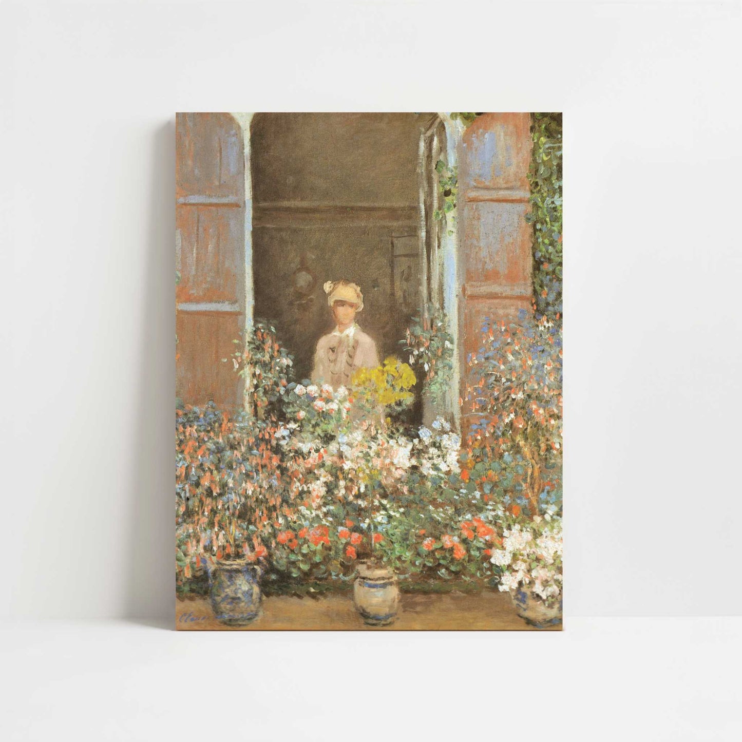 Camille at Window, Argenteuil (1873) by Claude Monet – Art Print - Unframed art print