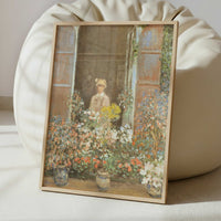 Camille at Window, Argenteuil (1873) by Claude Monet – Art Print - Interior inspiration