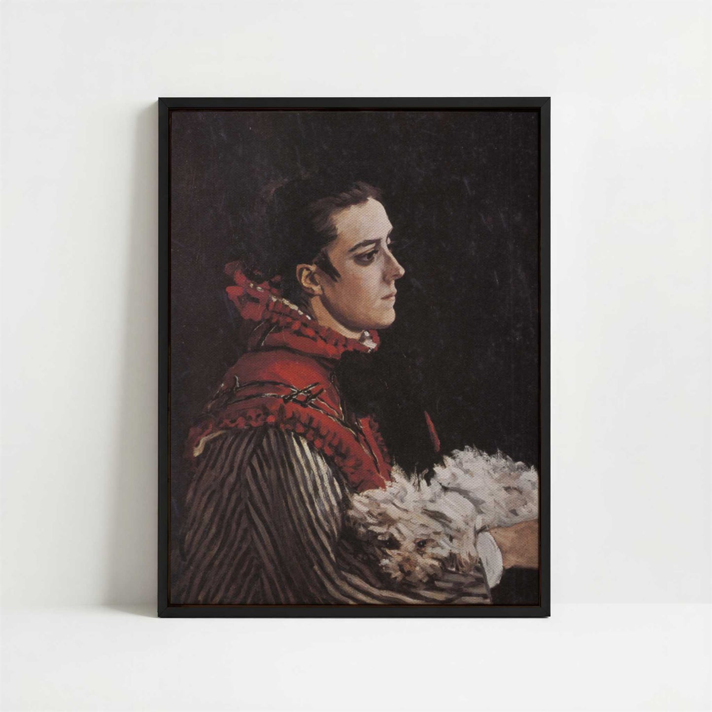 Framed Canvas - Framed canvas in black frame