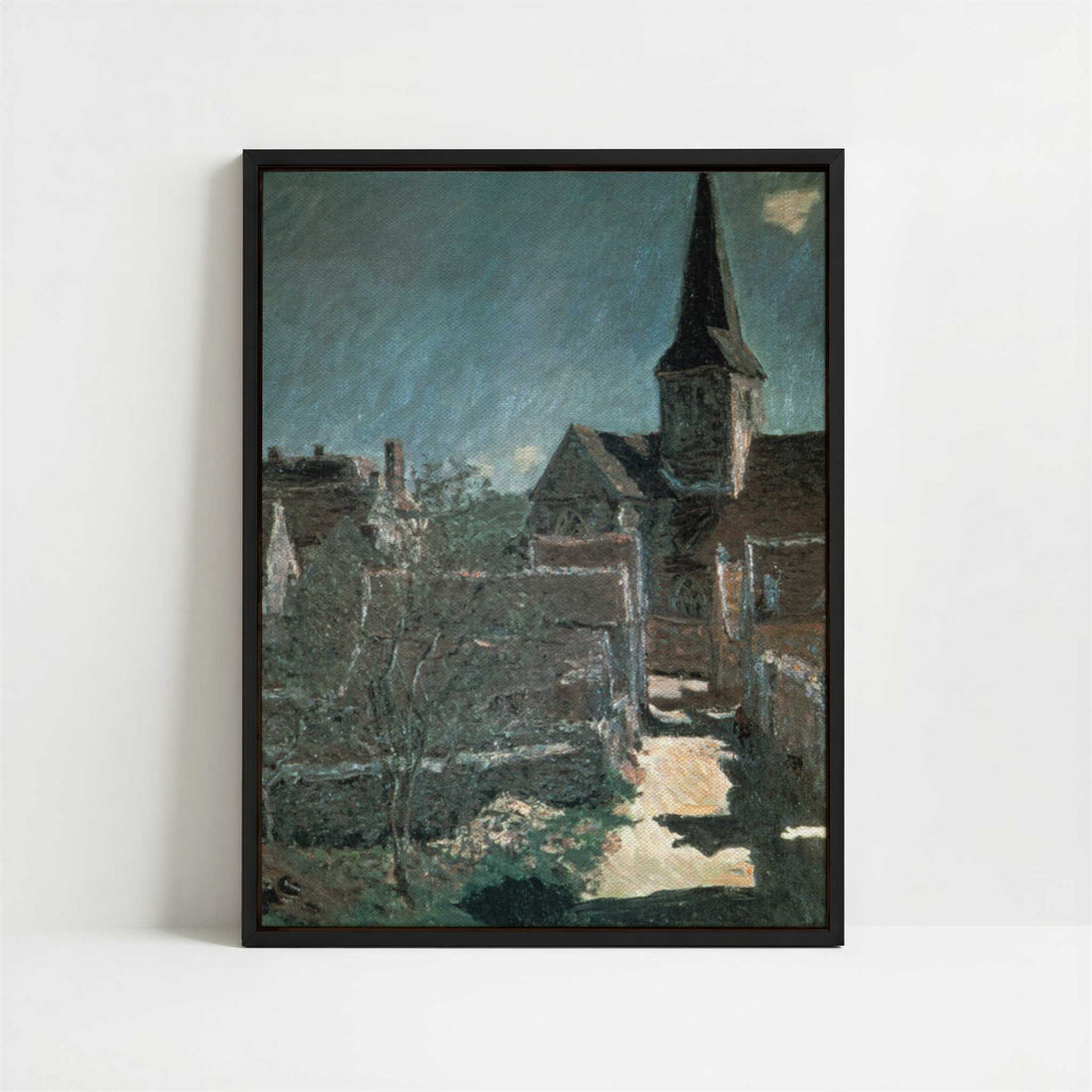 Framed Canvas - Framed canvas in black frame