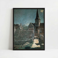 Framed Canvas - Framed canvas in black frame