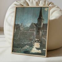 Church at Bellecoeur (1885) by Claude Monet – Art Print - Interior inspiration
