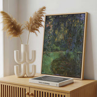 Framed Canvas - Framed canvas in a stylish interior setting