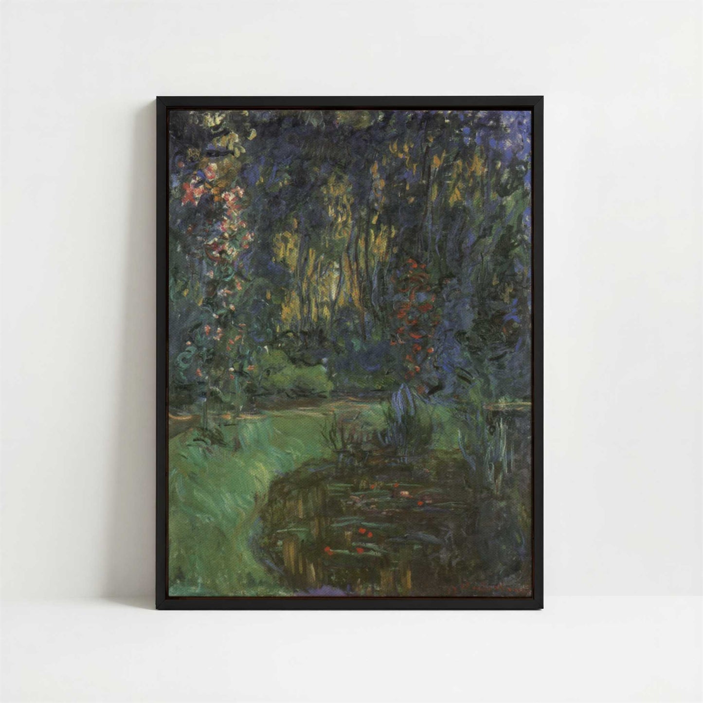 Framed Canvas - Framed canvas in black frame