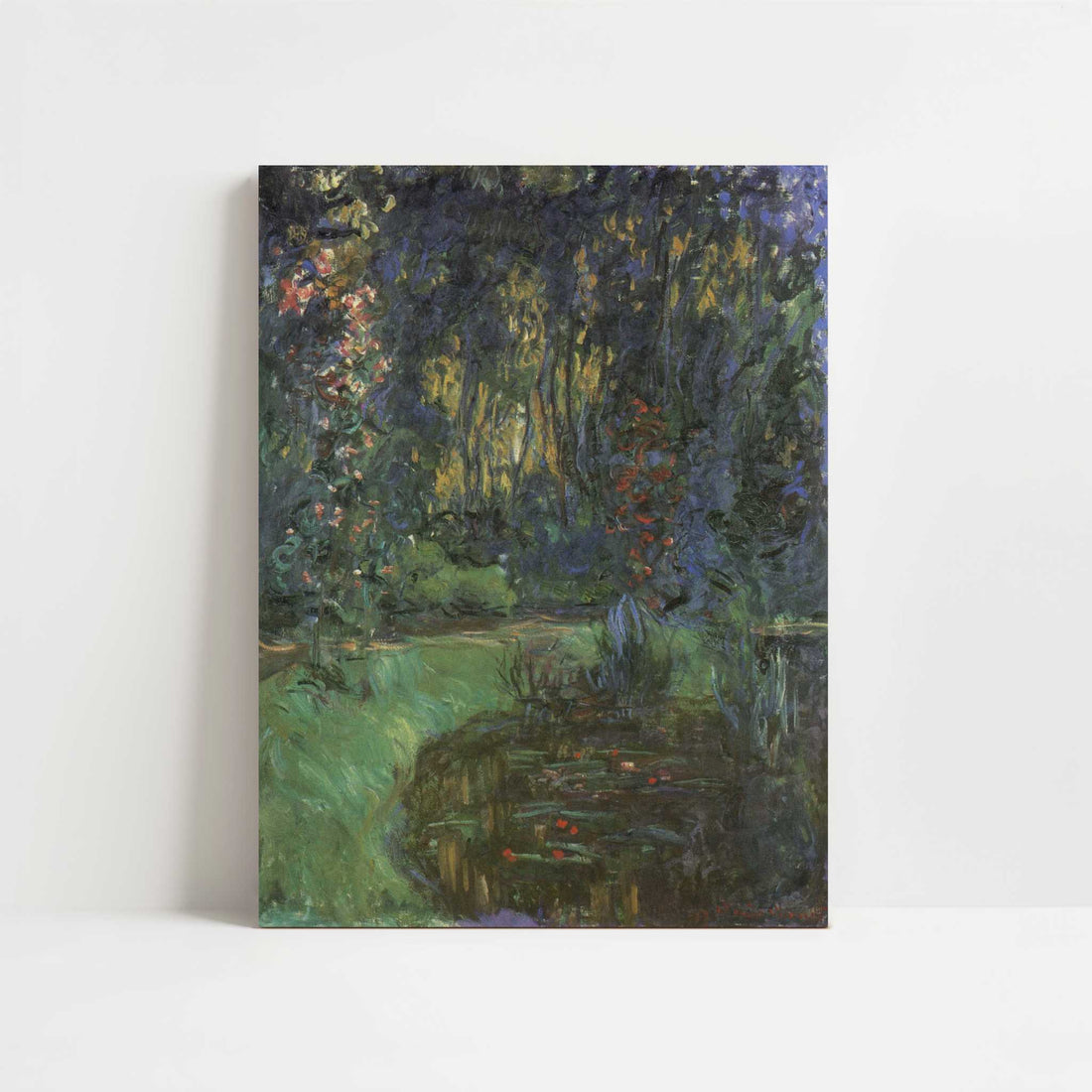 Corner of the Pond at Giverny (1918-19) by Claude Monet – Art Print - Unframed art print