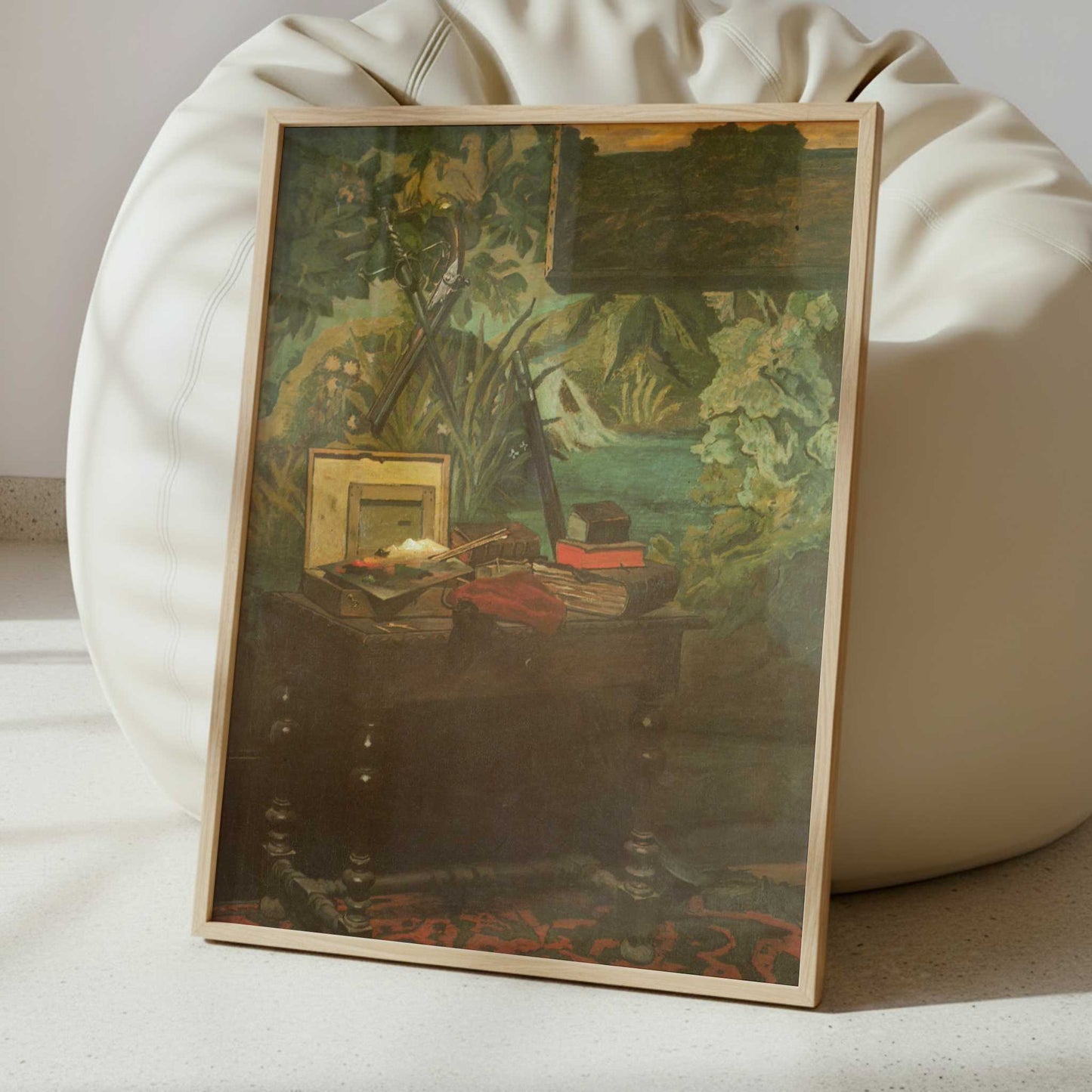 Corner of the Studio (1861) by Claude Monet – Art Print - Interior inspiration