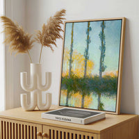 Framed Canvas - Framed canvas in a stylish interior setting