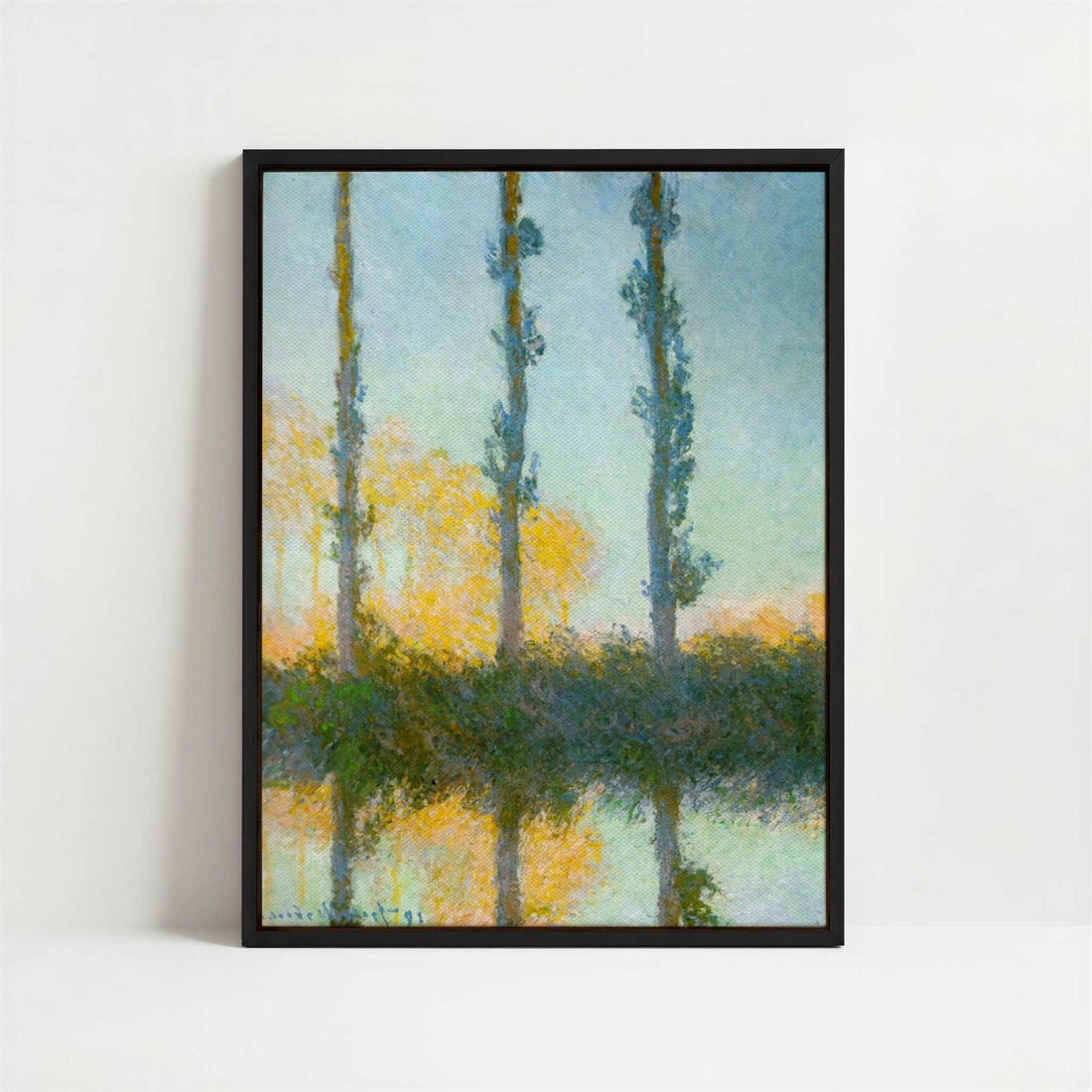 Framed Canvas - Framed canvas in black frame
