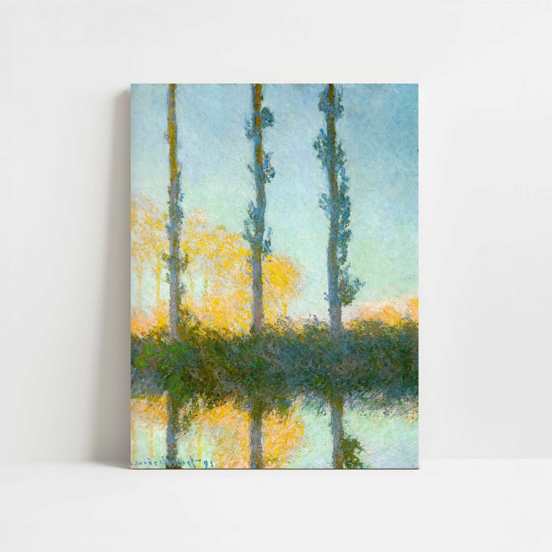 Four Poplars (1891) by Claude Monet – Art Print - Unframed art print