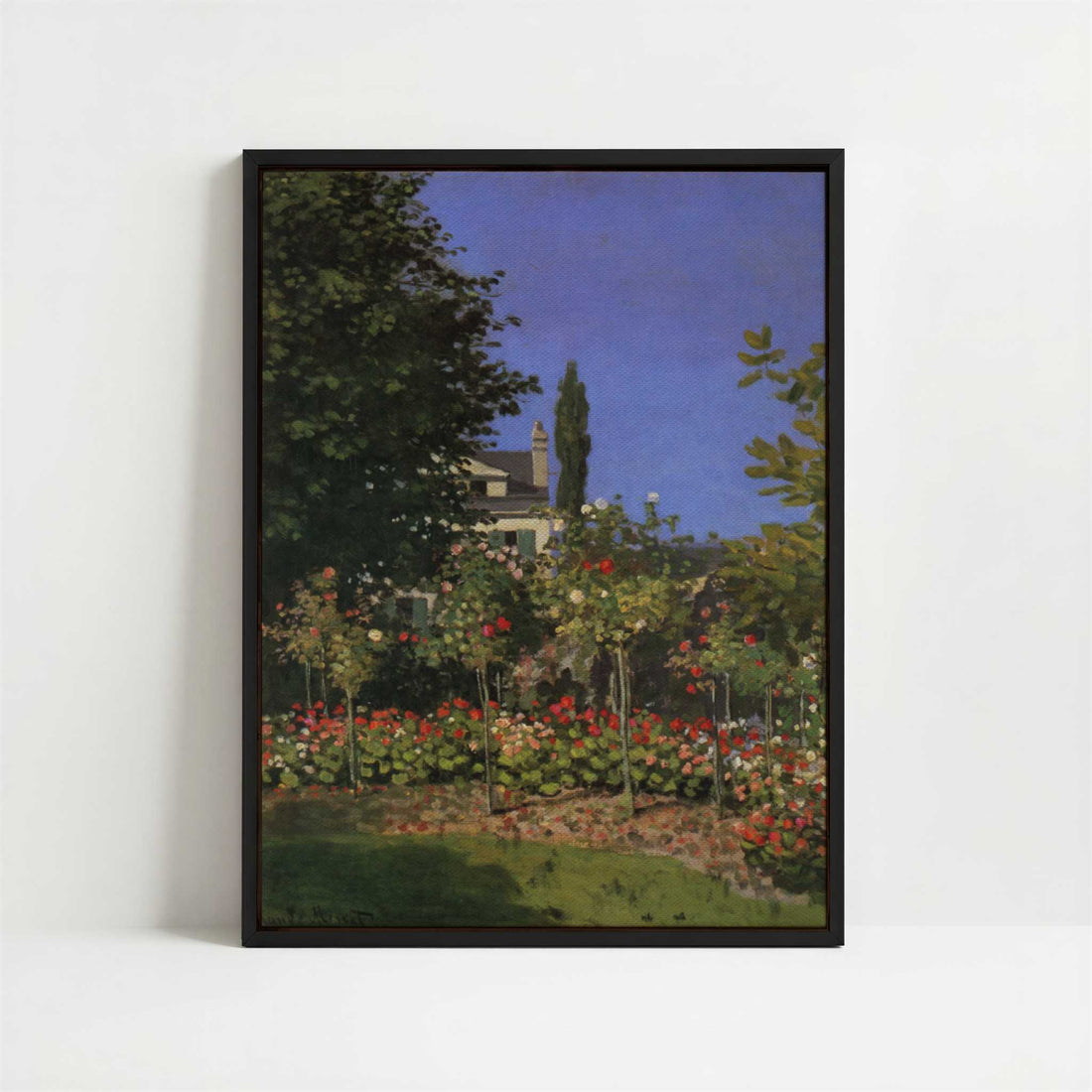 Framed Canvas - Framed canvas in black frame